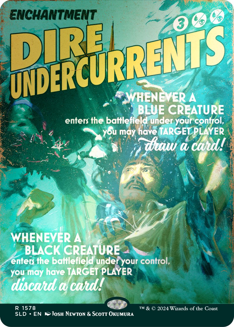 Dire Undercurrents (Rainbow Foil) [Secret Lair Drop Series] | Pegasus Games WI