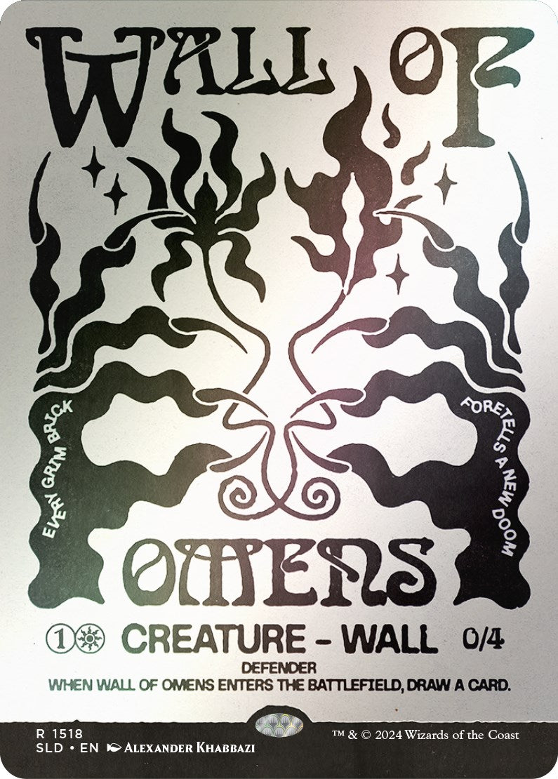 Wall of Omens (Rainbow Foil) [Secret Lair Drop Series] | Pegasus Games WI