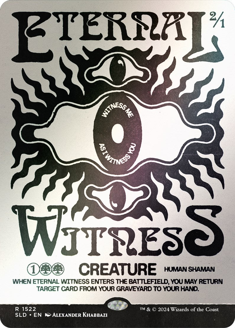 Eternal Witness (1522) (Rainbow Foil) [Secret Lair Drop Series] | Pegasus Games WI