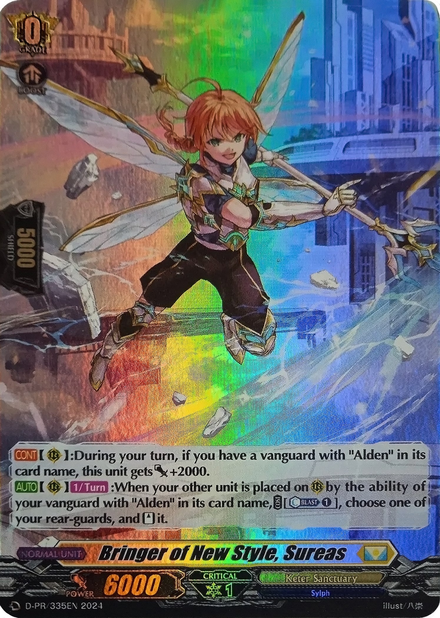 Bringer of New Style, Sureas (Foil) (D-PR/335EN) [D Promo Cards] | Pegasus Games WI