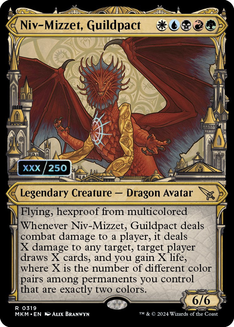 Niv-Mizzet, Guildpact (Serialized) [Murders at Karlov Manor] | Pegasus Games WI