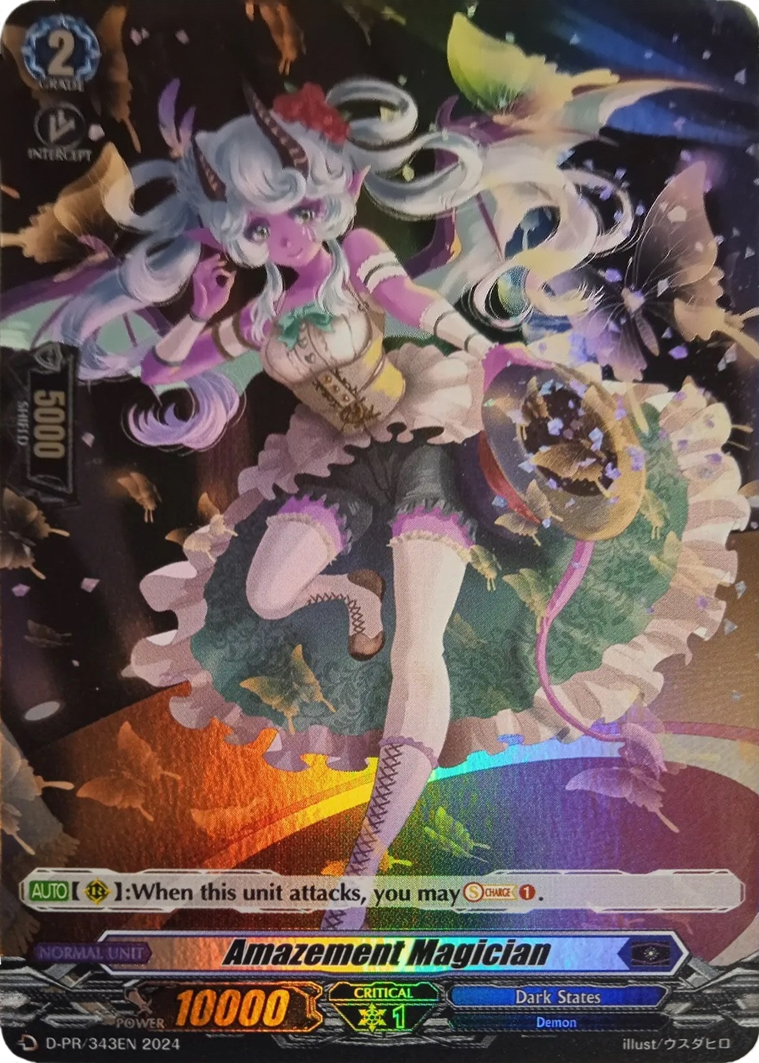 Amazement Magician (Foil) (D-PR/343EN) [D Promo Cards] | Pegasus Games WI