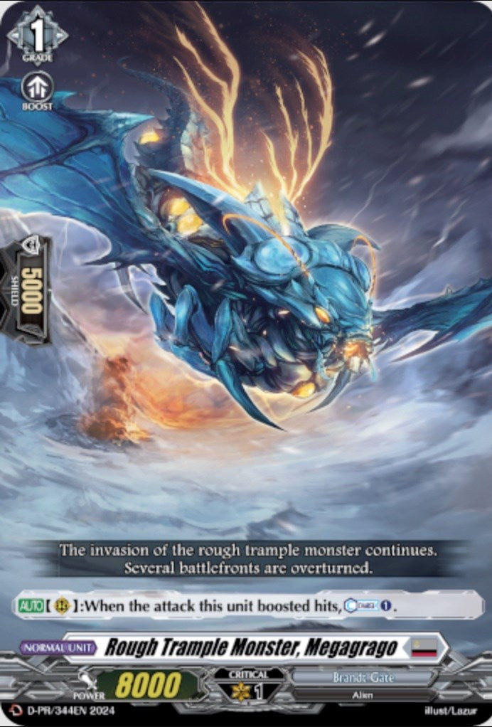 Rough Trample Monster, Megagrago (D-PR/344EN) [D Promo Cards] | Pegasus Games WI