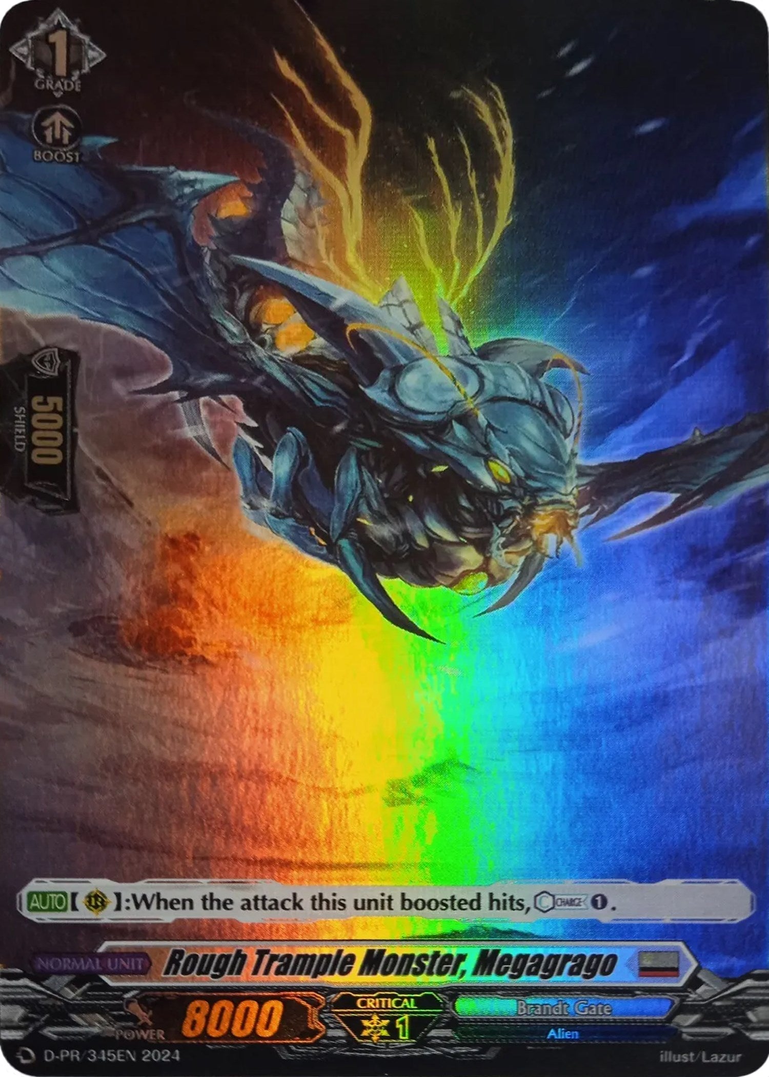 Rough Trample Monster, Megagrago (Foil) (D-PR/345EN) [D Promo Cards] | Pegasus Games WI