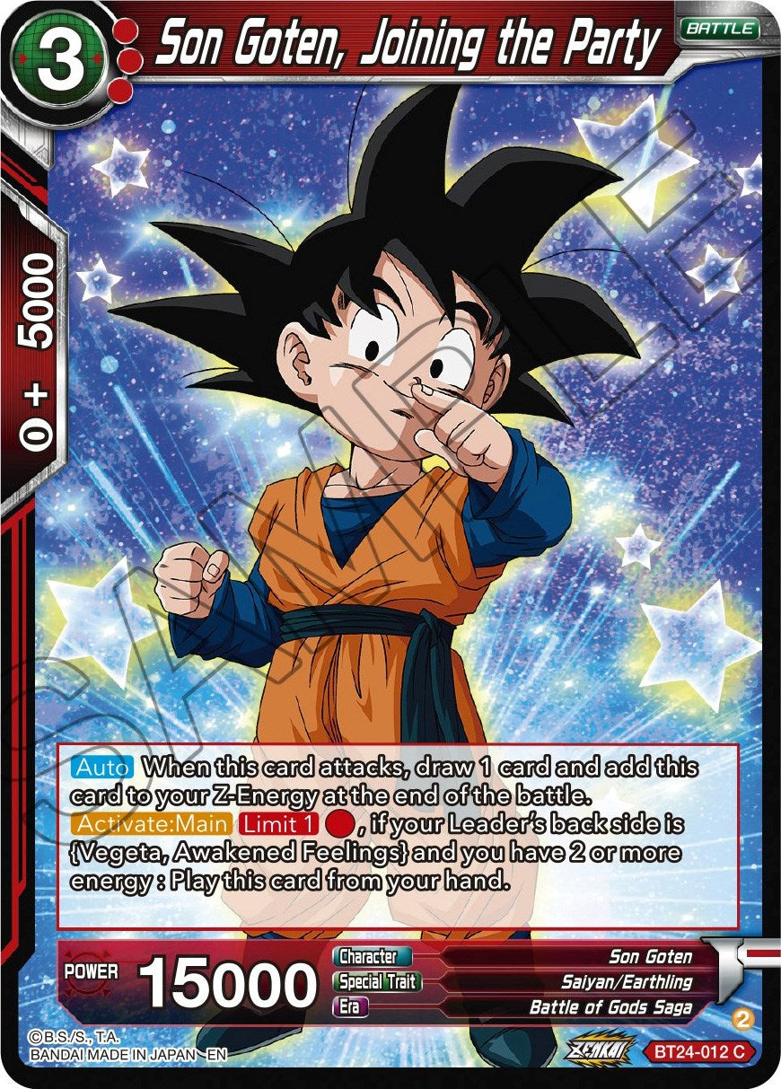Son Goten, Joining the Party (BT24-012) [Beyond Generations] | Pegasus Games WI
