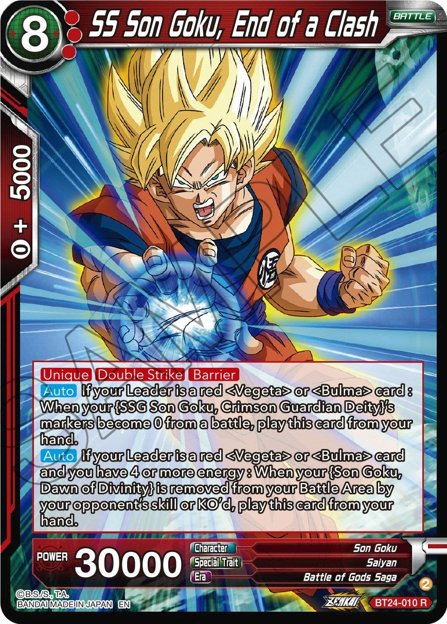 SS Son Goku, End of a Clash (BT24-010) [Beyond Generations] | Pegasus Games WI