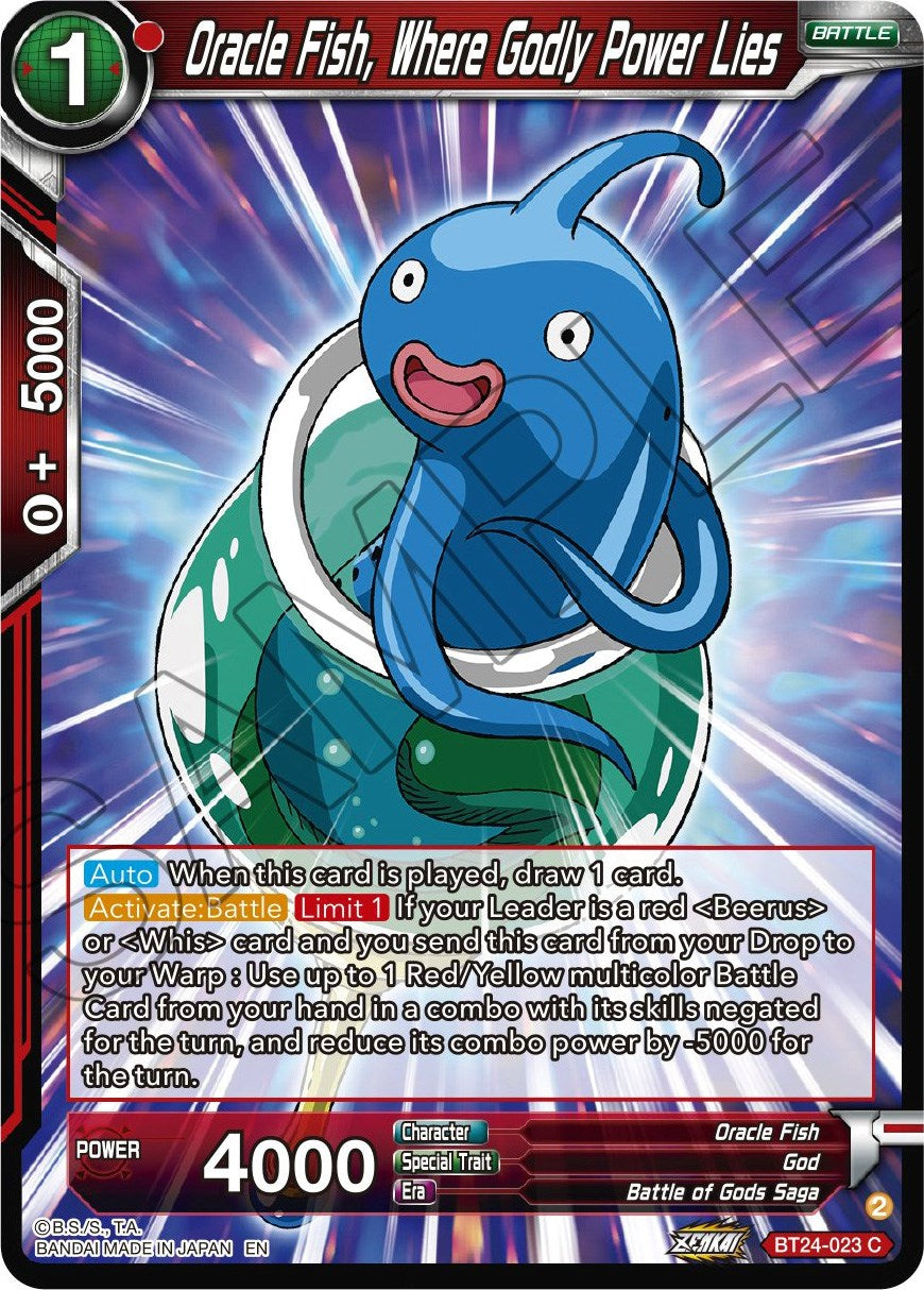 Oracle Fish, Where Godly Power Lies (BT24-023) [Beyond Generations] | Pegasus Games WI