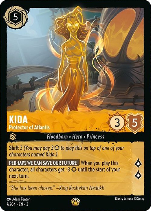 Kida - Protector of Atlantis (7/204) [Into the Inklands] | Pegasus Games WI