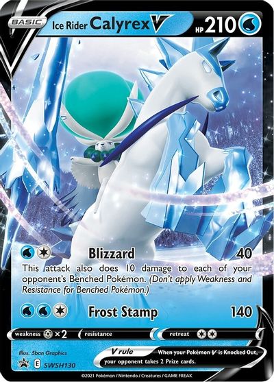 Ice Rider Calyrex V (SWSH130) [Sword & Shield: Black Star Promos] | Pegasus Games WI