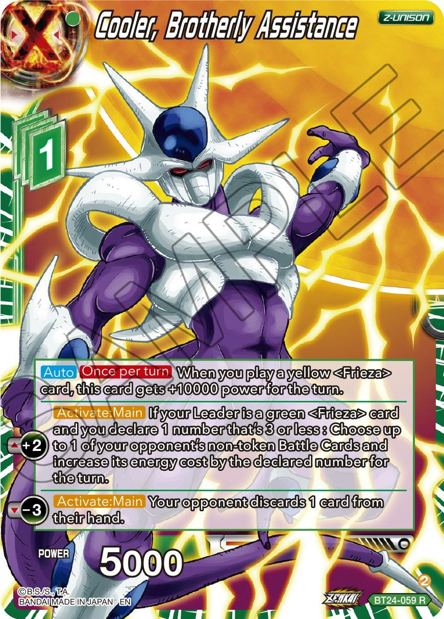 Cooler, Brotherly Assistance (BT24-059) [Beyond Generations] | Pegasus Games WI