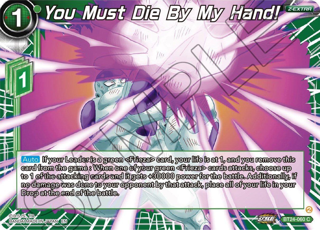 You Must Die By My Hand! (BT24-060) [Beyond Generations] | Pegasus Games WI