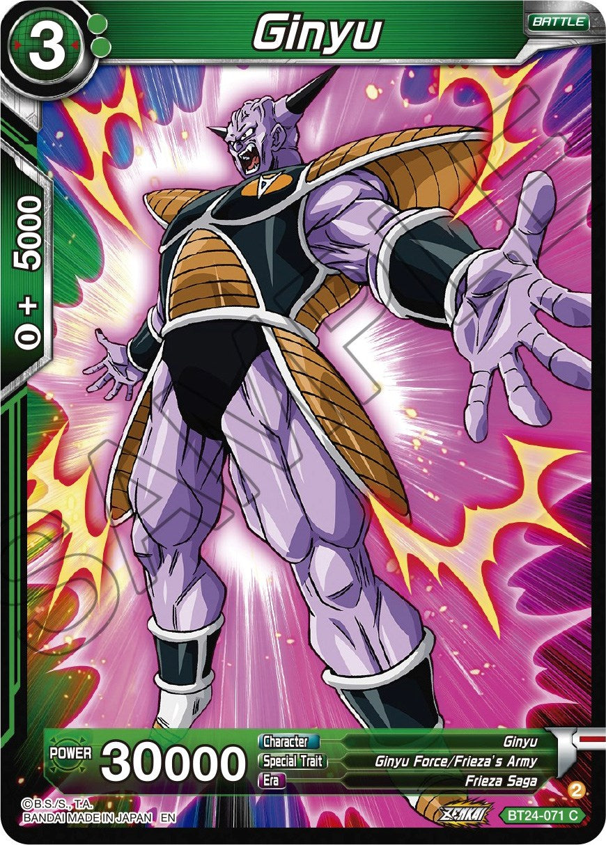 Ginyu (BT24-071) [Beyond Generations] | Pegasus Games WI