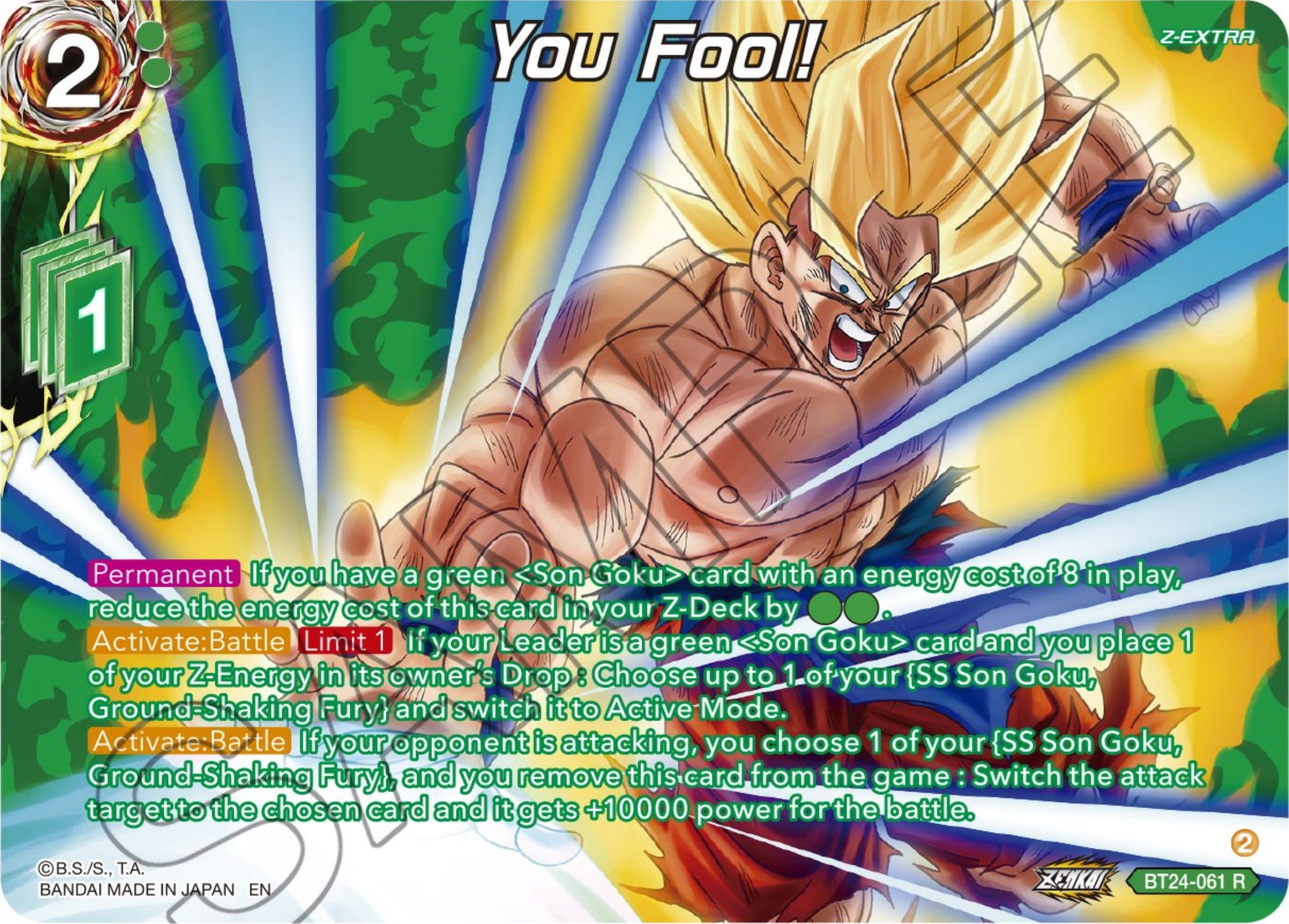 You Fool! (Collector Booster) (BT24-061) [Beyond Generations] | Pegasus Games WI