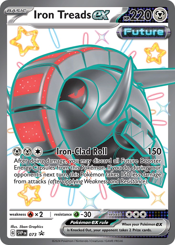 Iron Treads ex (073) [Scarlet & Violet: Black Star Promos] | Pegasus Games WI