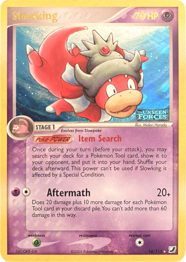 Slowking (14/115) (Stamped) [EX: Unseen Forces] | Pegasus Games WI