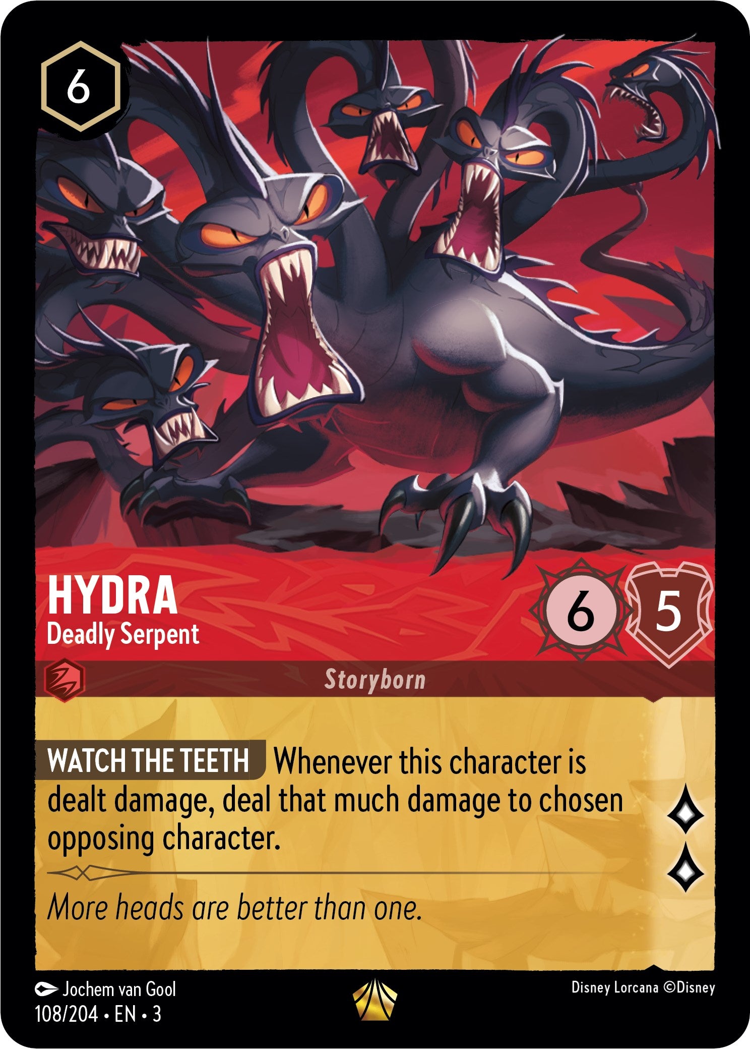 Hydra - Deadly Serpent (108/204) [Into the Inklands] | Pegasus Games WI