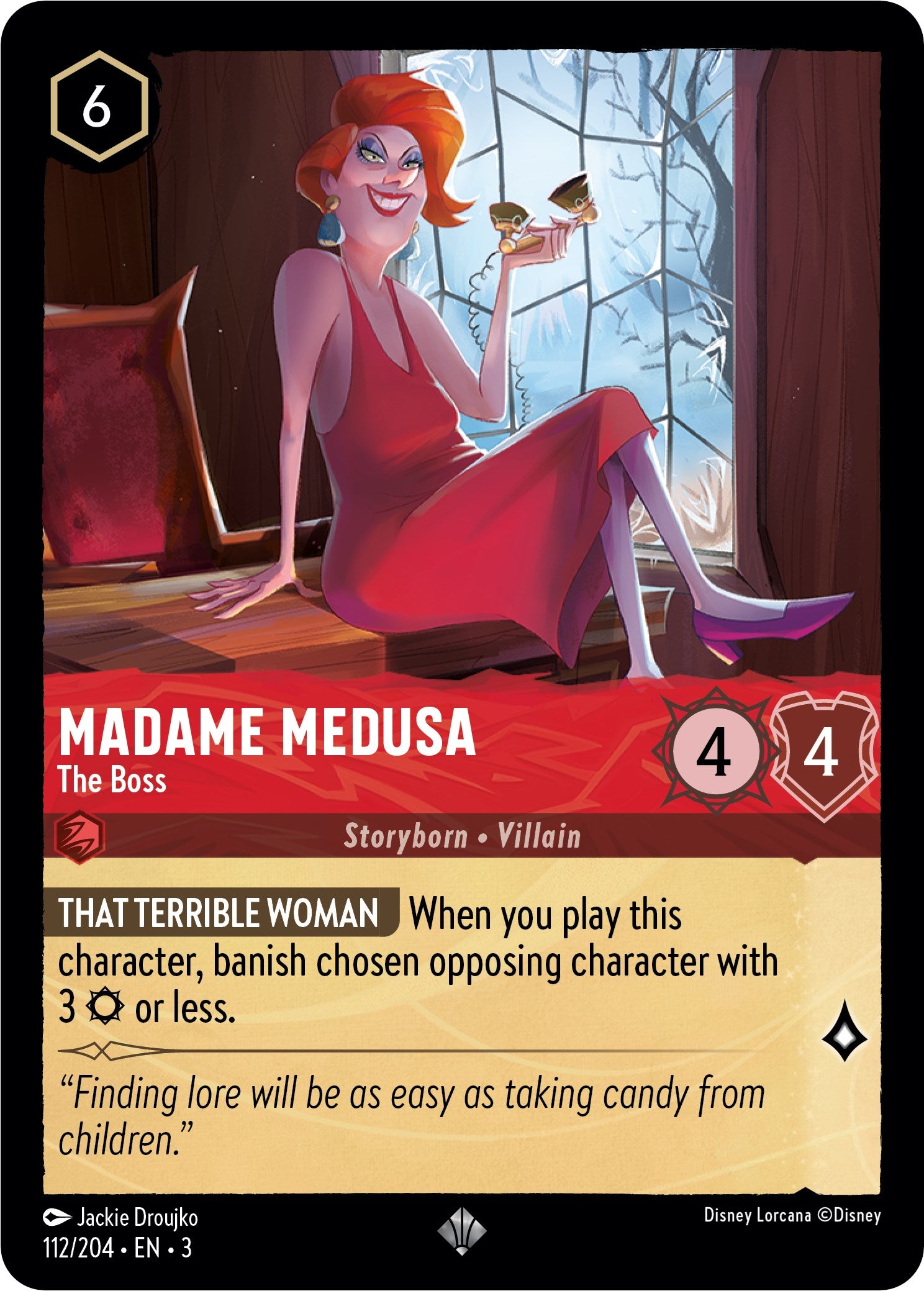 Madame Medusa - The Boss (112/204) [Into the Inklands] | Pegasus Games WI