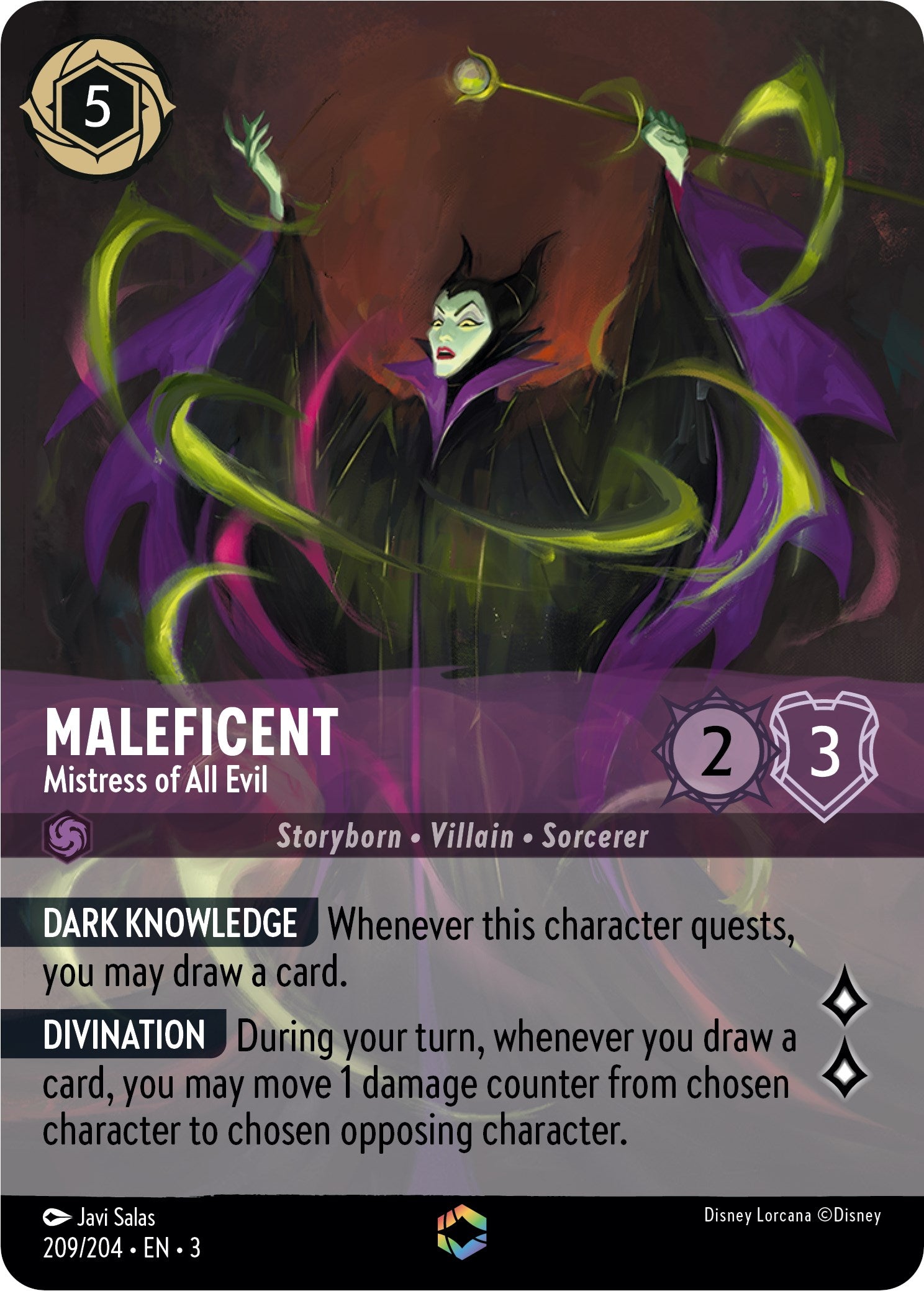 Maleficent - Mistress of All Evil (Enchanted) (209/204) [Into the Inklands] | Pegasus Games WI