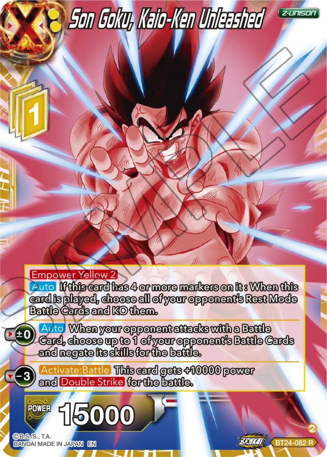 Son Goku, Kaio-Ken Unleashed (BT24-082) [Beyond Generations] | Pegasus Games WI