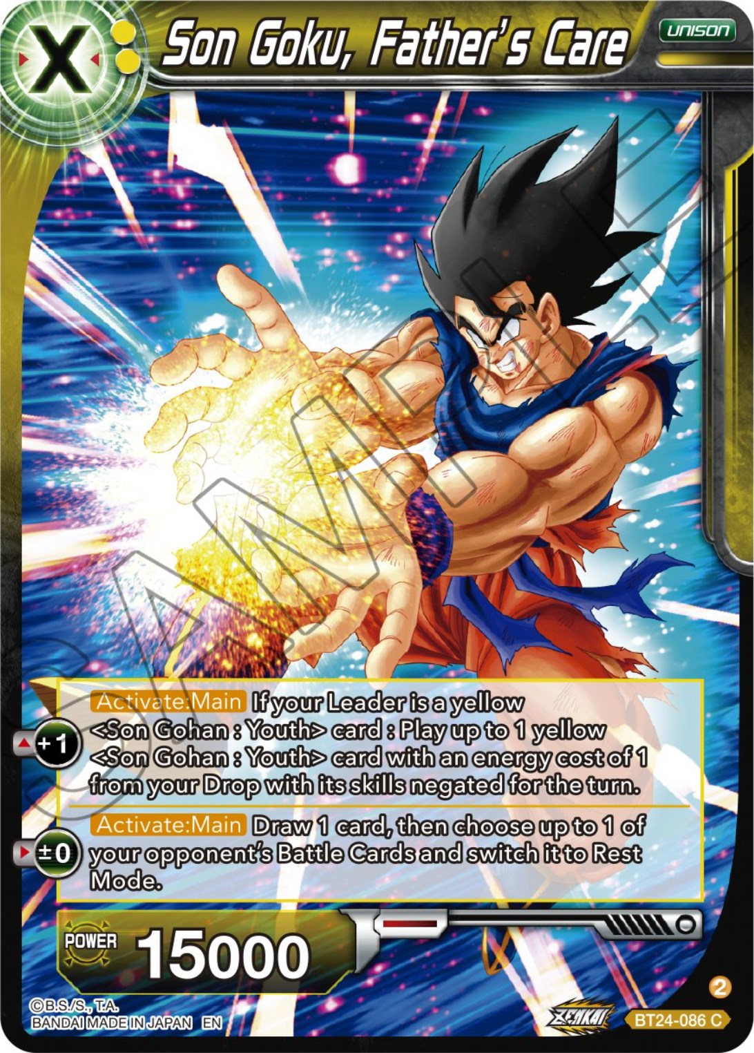 Son Goku, Father's Care (BT24-086) [Beyond Generations] | Pegasus Games WI