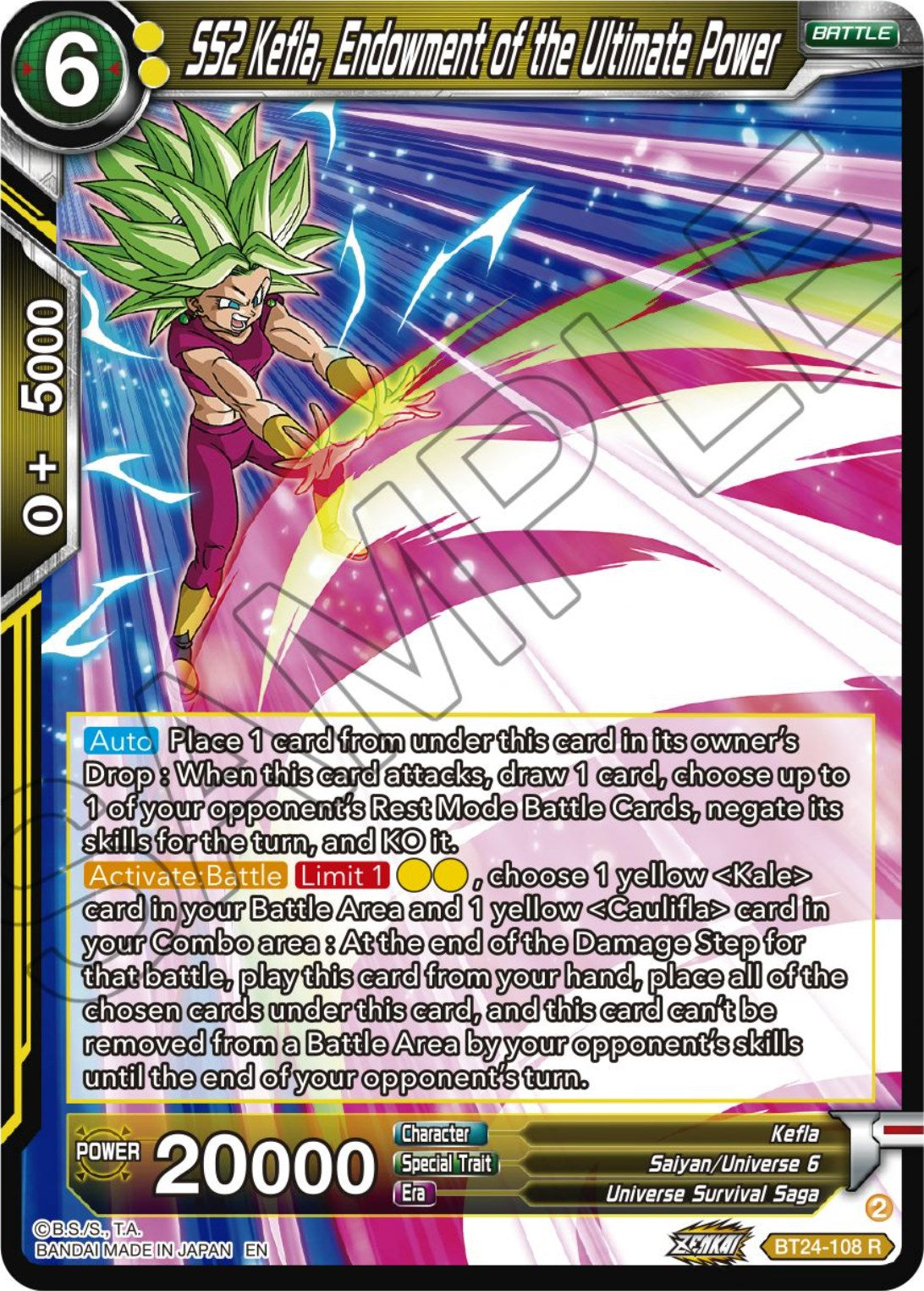 SS2 Kefla, Endowment of the Ultimate Power (BT24-108) [Beyond Generations] | Pegasus Games WI