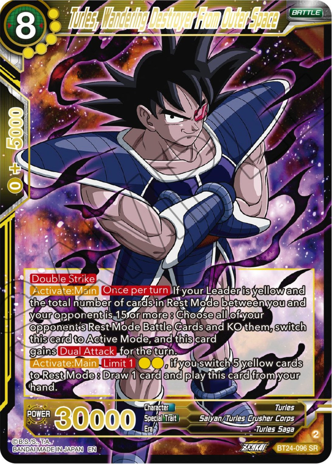 Turles, Wandering Destroyer From Outer Space (BT24-096) [Beyond Generations] | Pegasus Games WI