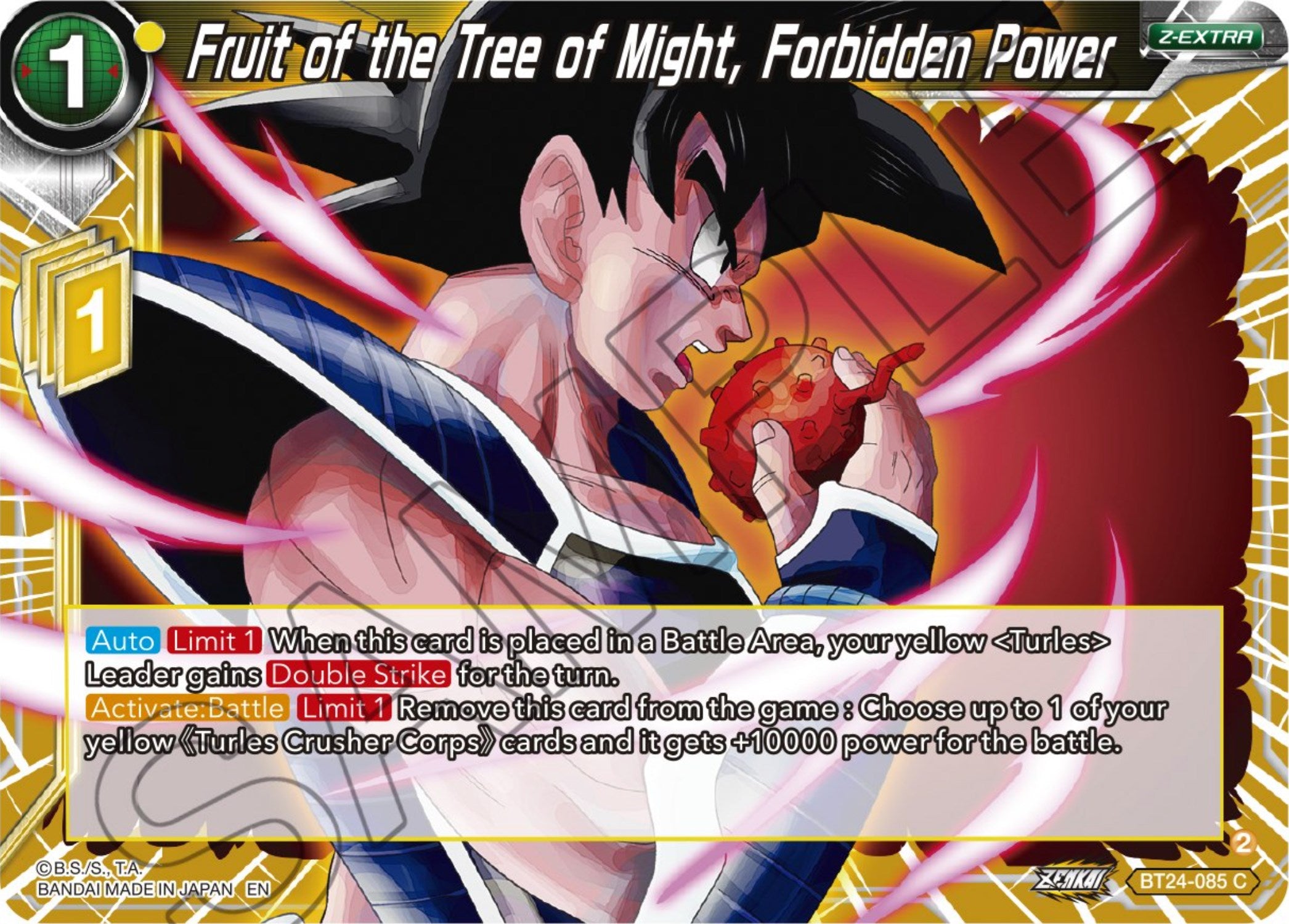 Fruit of the Tree of Might, Forbidden Power (BT24-085) [Beyond Generations] | Pegasus Games WI