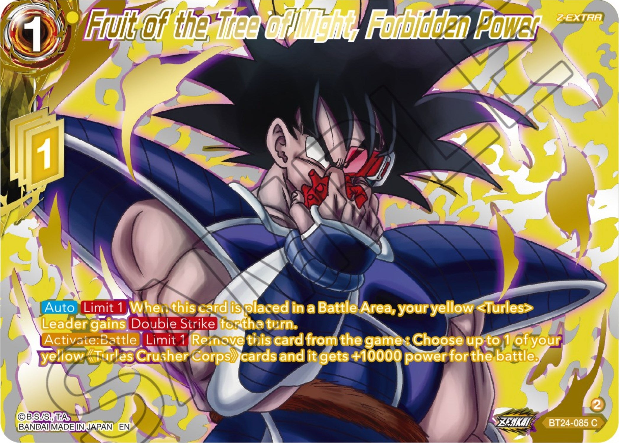 Fruit of the Tree of Might, Forbidden Power (Collector Booster) (BT24-085) [Beyond Generations] | Pegasus Games WI