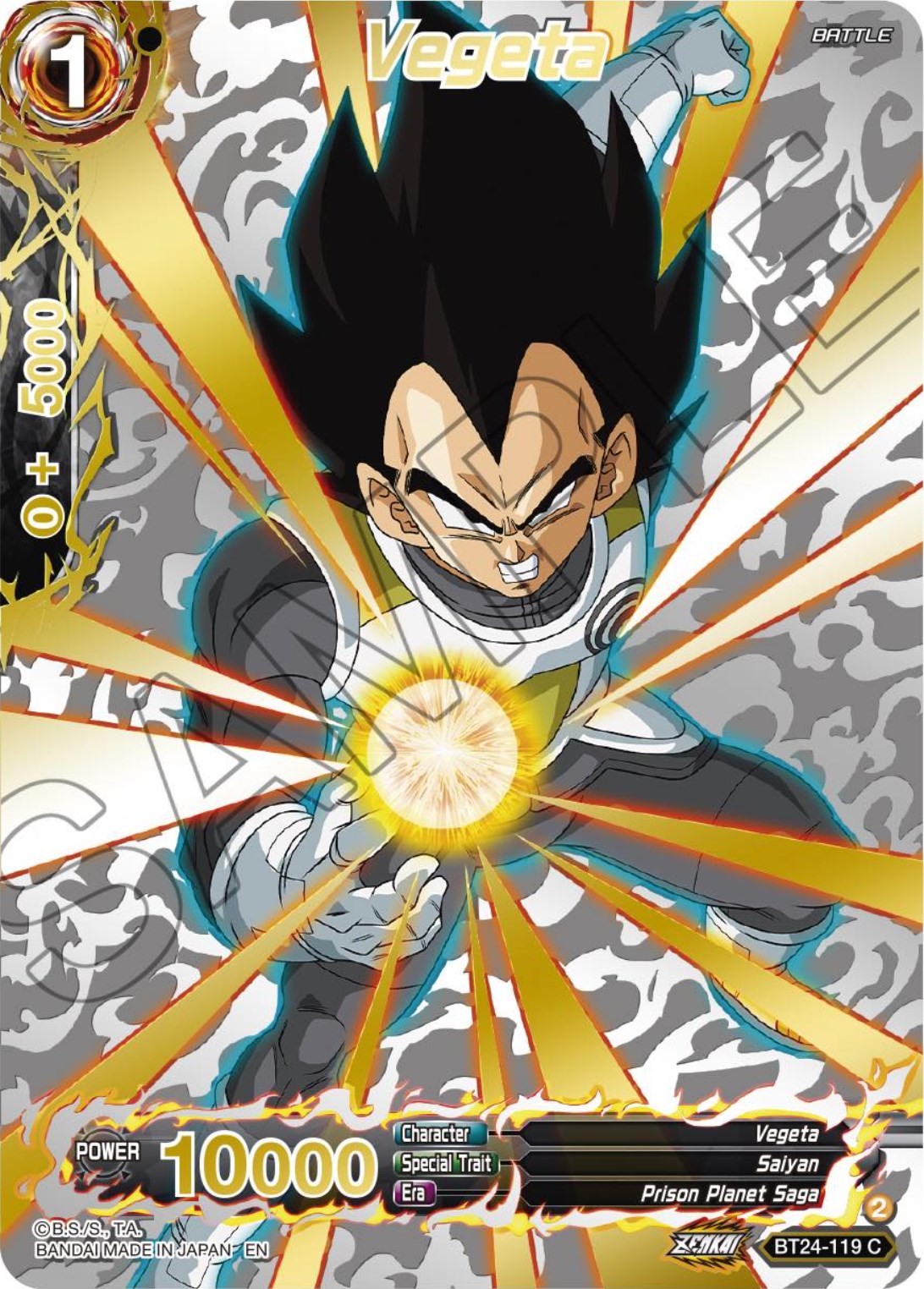 Vegeta (Collector Booster) (BT24-119) [Beyond Generations] | Pegasus Games WI