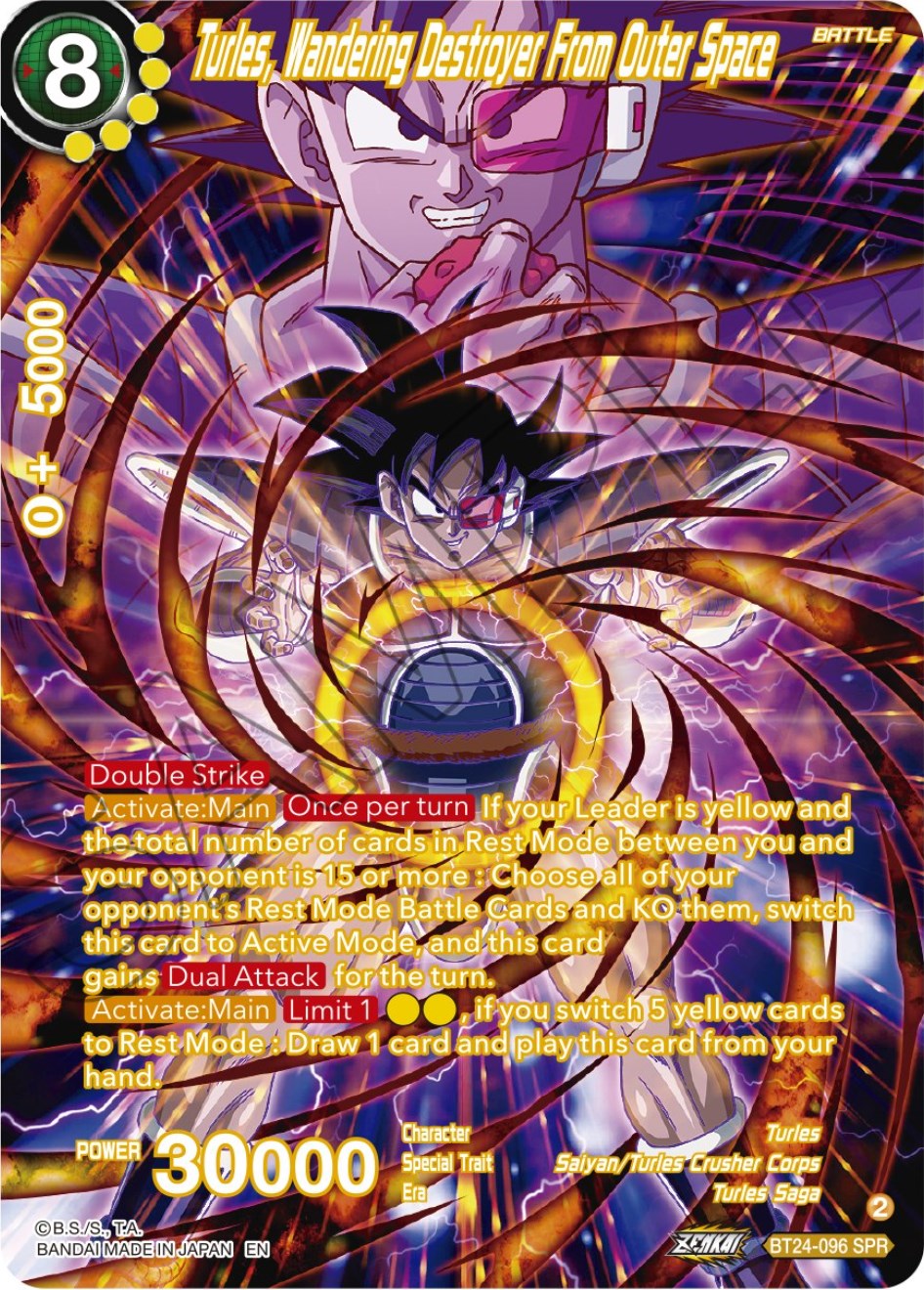 Turles, Wandering Destroyer From Outer Space (SPR) (BT24-096) [Beyond Generations] | Pegasus Games WI