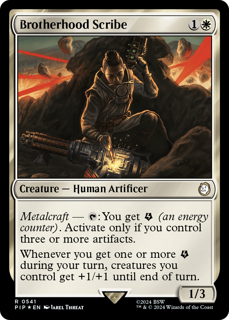 Brotherhood Scribe (Surge Foil) [Fallout] | Pegasus Games WI