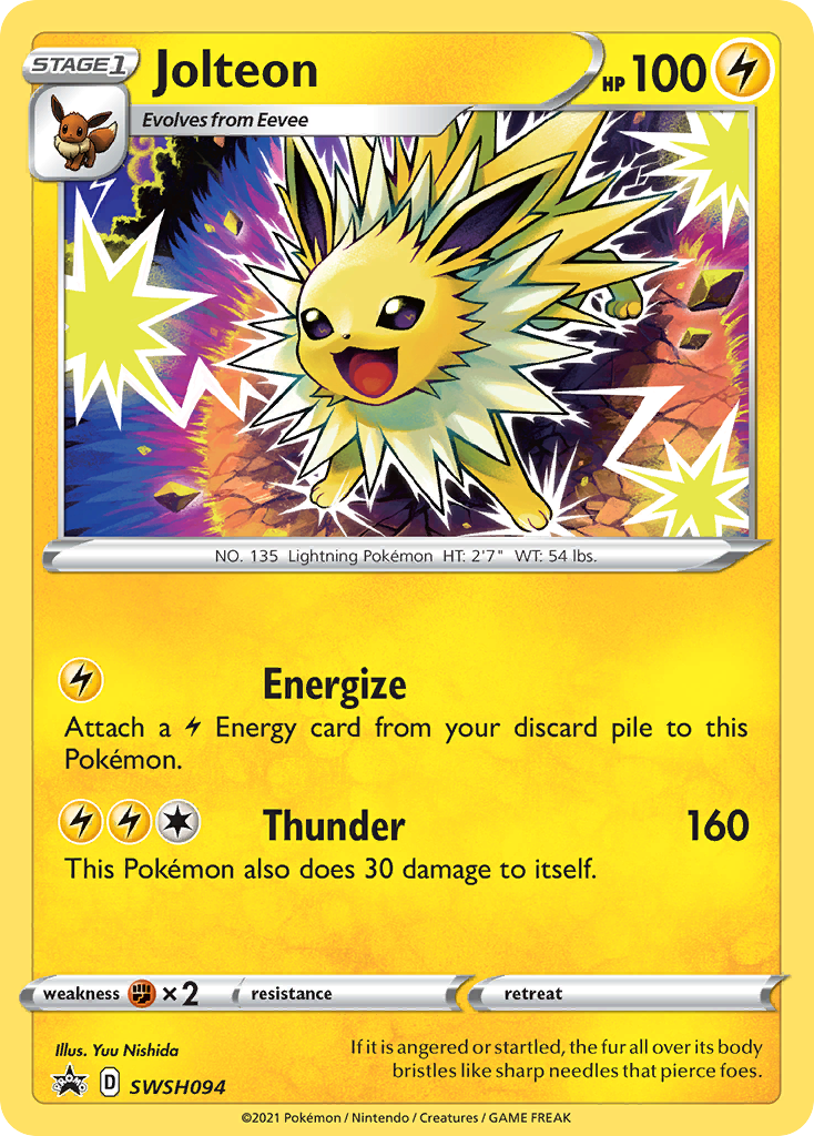 Jolteon (SWSH094) [Sword & Shield: Black Star Promos] | Pegasus Games WI