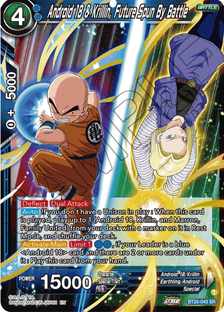 Android 18 & Krillin, Super-Powered Spouses (BT20-043) [Power Absorbed] | Pegasus Games WI
