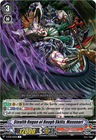 Stealth Rogue of Rough Skills, Masunari (V-BT09/029EN) [Butterfly d'Moonlight] | Pegasus Games WI