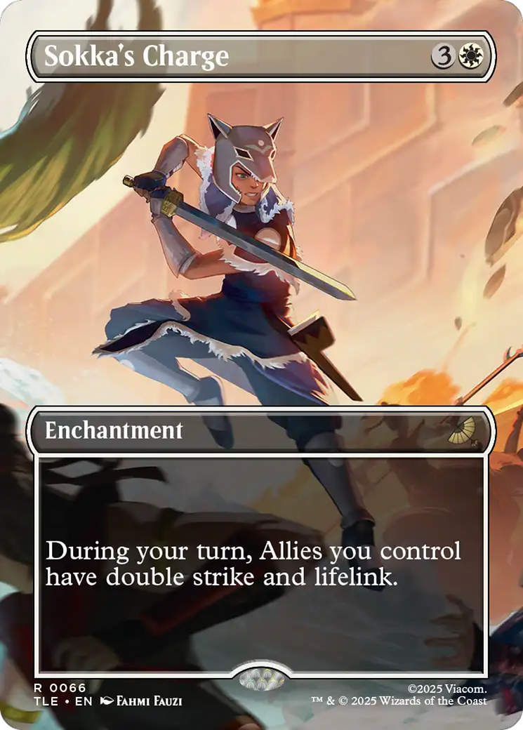 Sokka's Charge (Borderless) [Avatar: The Last Airbender: Eternal-Legal] | Pegasus Games WI