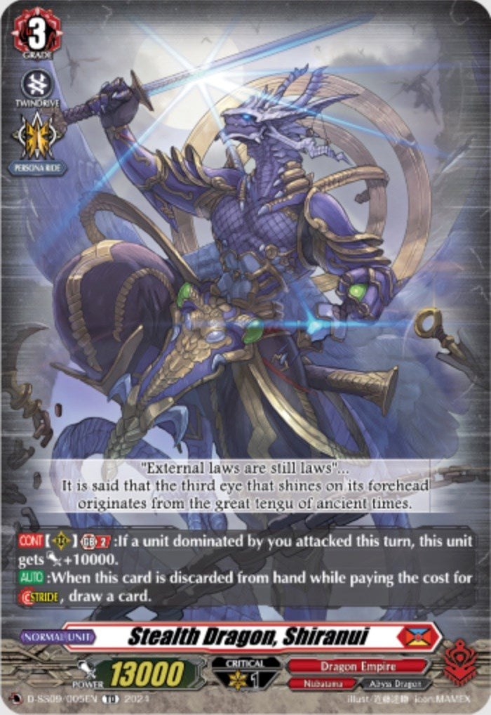 Stealth Dragon, Shiranui (D-SS09/005EN) [Stride Deckset -Shiranui-] | Pegasus Games WI