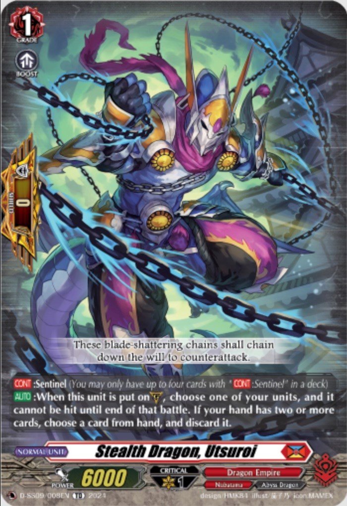 Stealth Dragon, Utsuroi (D-SS09/008EN) [Stride Deckset -Shiranui-] | Pegasus Games WI