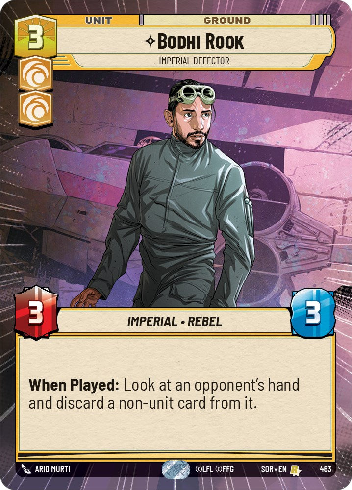 Bodhi Rook - Imperial Defector (Hyperspace) (463) [Spark of Rebellion] | Pegasus Games WI