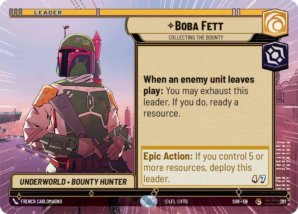 Boba Fett - Collecting the Bounty (Hyperspace) (281) [Spark of Rebellion] | Pegasus Games WI