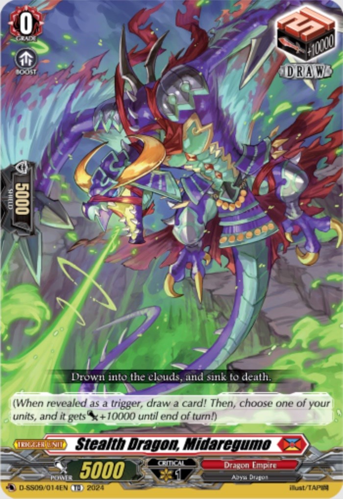 Stealth Dragon, Midaregumo (D-SS09/014EN) [Stride Deckset -Shiranui-] | Pegasus Games WI