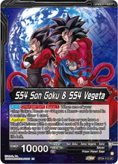 SS4 Son Goku & SS4 Vegeta // SS4 Vegito, Sparking Potara Warrior (SLR) (BT24-112) [Beyond Generations] | Pegasus Games WI