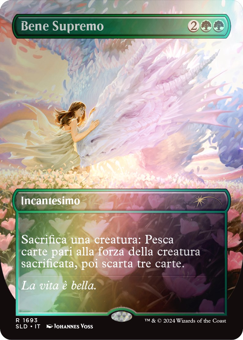 Greater Good (Italian) - "Bene Supremo" (Rainbow Foil) [Secret Lair Drop Series] | Pegasus Games WI