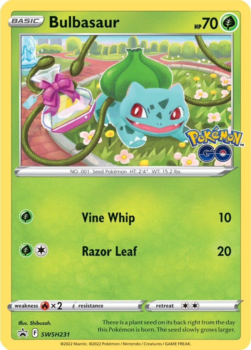 Bulbasaur (SWSH231) [Sword & Shield: Black Star Promos] | Pegasus Games WI