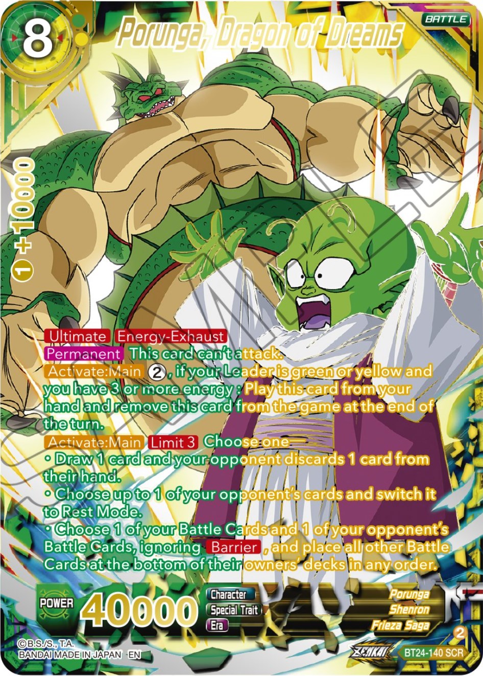 Porunga, Dragon of Dreams (Collector Booster) (BT24-140) [Beyond Generations] | Pegasus Games WI