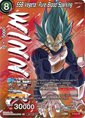 SSB Vegeta, Pure-Blood Sparking (Zenkai Series Tournament Pack Vol.7) (Winner) (P-575) [Tournament Promotion Cards] | Pegasus Games WI