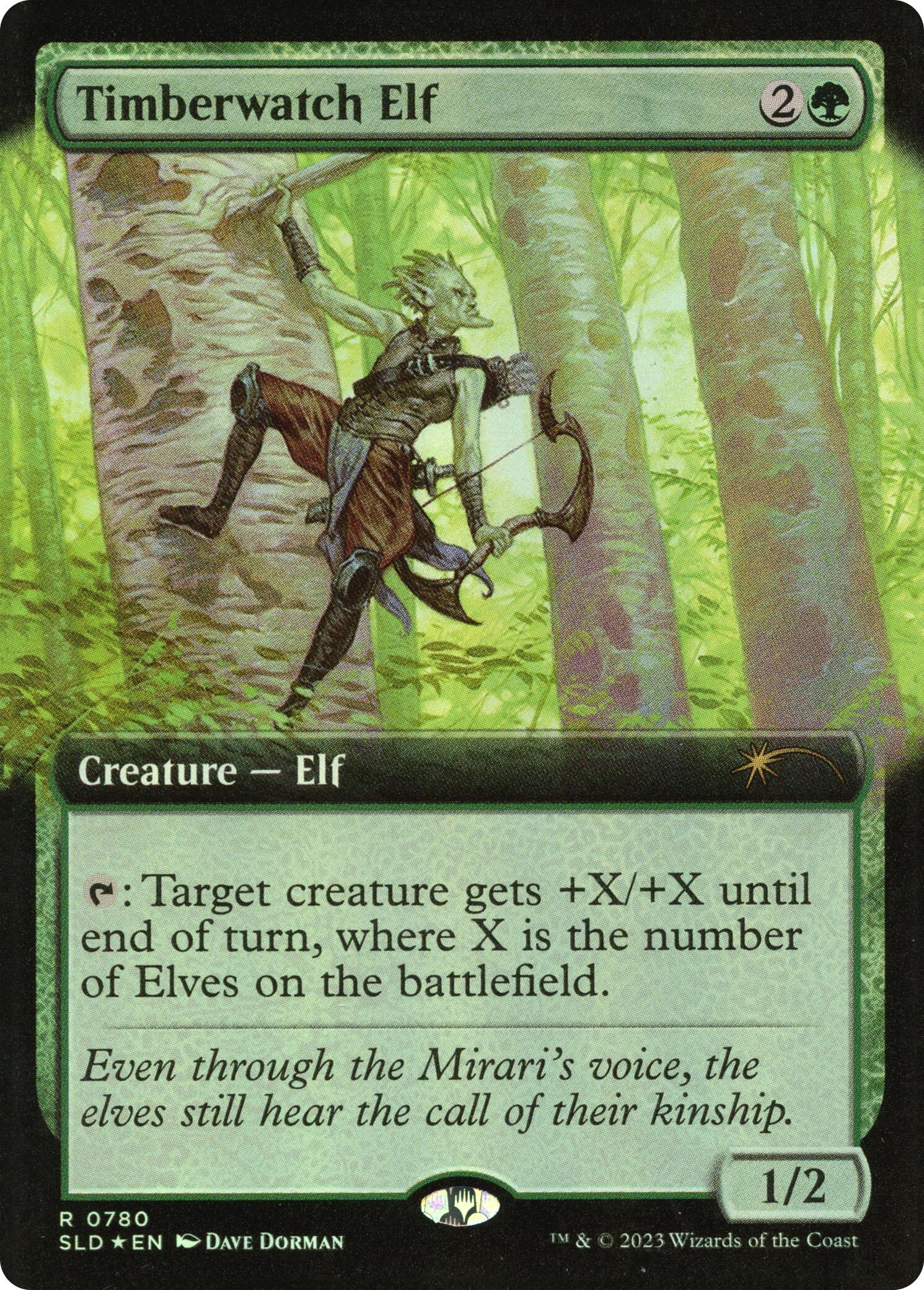 Timberwatch Elf (Extended Art) [Secret Lair Drop Series] | Pegasus Games WI