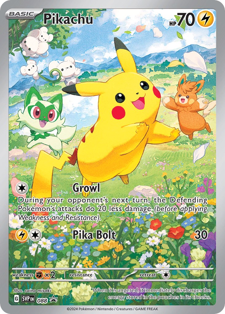 Pikachu (088) [Scarlet & Violet: Black Star Promos] | Pegasus Games WI