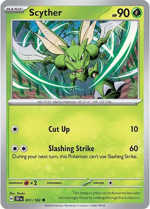 Scyther (001/162) [Scarlet & Violet: Temporal Forces] | Pegasus Games WI