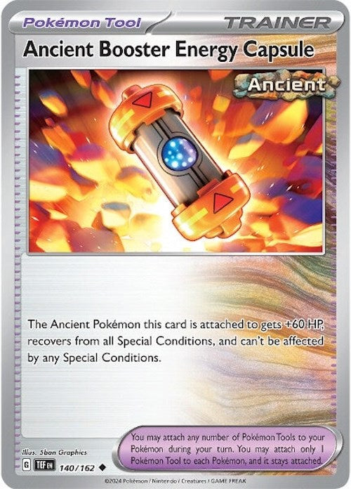 Ancient Booster Energy Capsule (140/162) [Scarlet & Violet: Temporal Forces] | Pegasus Games WI