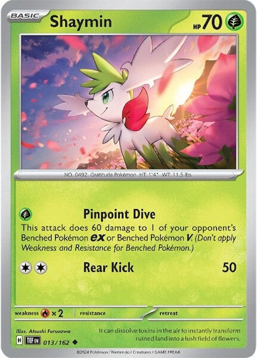 Shaymin (013/162) [Scarlet & Violet: Temporal Forces] | Pegasus Games WI